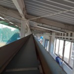 水平コンベアベルト交換工事