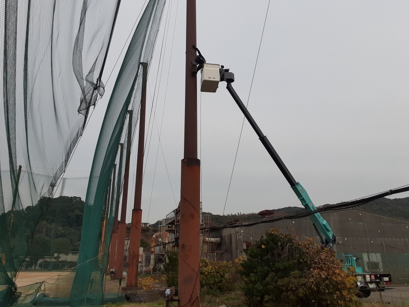 巻きワイヤー交換工事