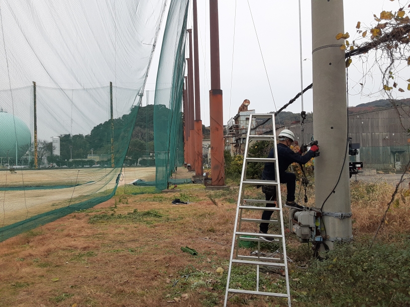 巻きワイヤー交換工事