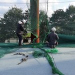 ネット補修工事