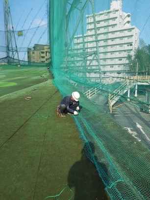 下ワイヤー一部交換工事