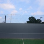 テニスネット張替工事