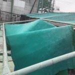 バッティングテント張替工事