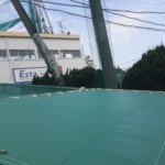 バッティングテント張替工事