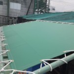 バッティングテント張替工事