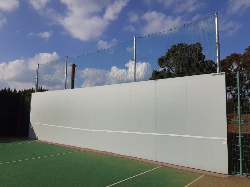 テニスネット張替工事