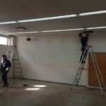 インドアバッティングネット設置工事