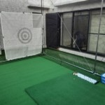 インドアゴルフネット設置工事