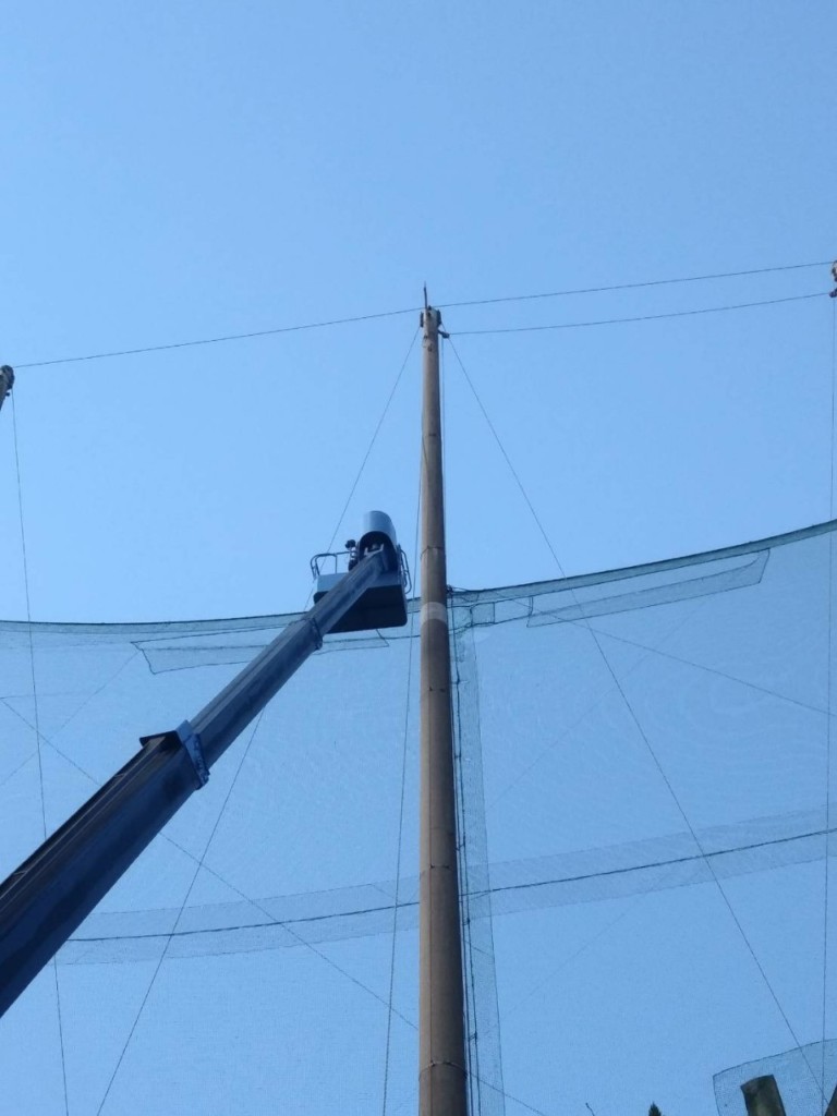 巻きワイヤー復旧工事