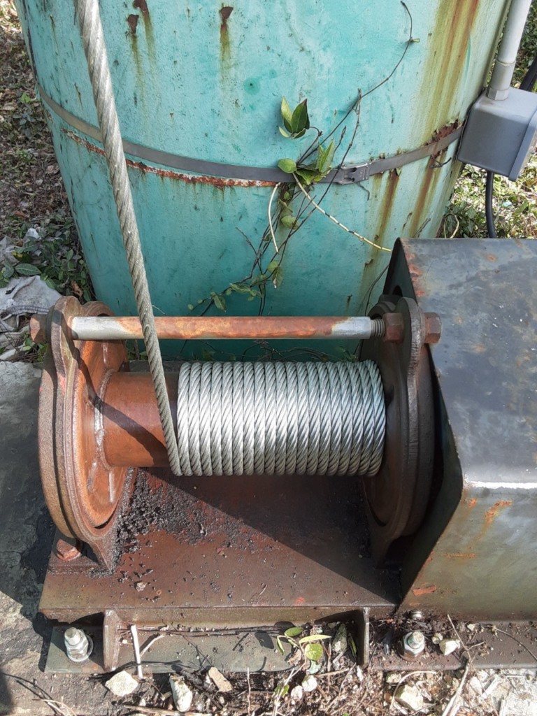 巻きワイヤー復旧工事