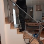 落下防止ネット設置工事