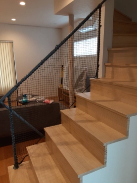 落下防止ネット設置工事