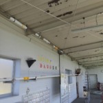 ゴルフ練習場送球ホース交換工事