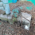 ゴルフ練習場巻きワイヤー交換工事