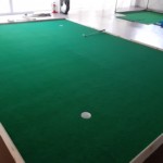 温泉施設内パター場設置工事