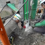 ゴルフ練習場縦コンベア交換工事