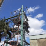 ゴルフ練習場縦コンベア交換工事