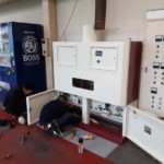 ゴルフボール販売機入替工事