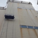 発電所内剥落防止垂直ネット設置工事