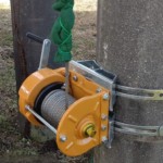 手動ウインチ交換工事