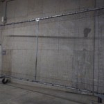 福岡PayPayドーム内仕切りネット交換工事