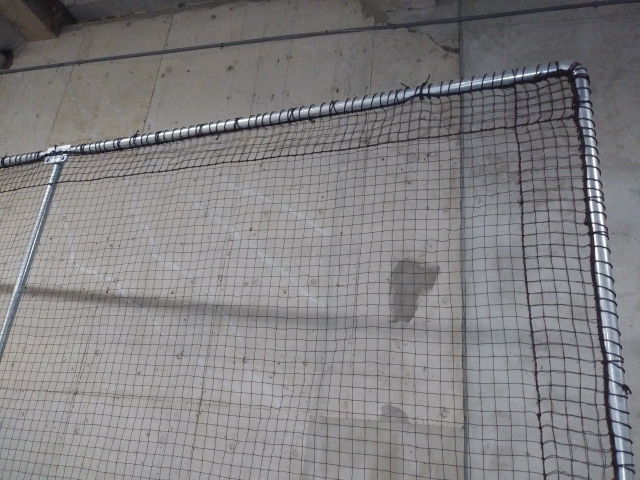 福岡PayPayドーム内仕切りネット交換工事