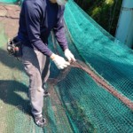 ネット補修工事