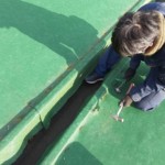 人工芝補修工事