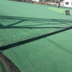 人工芝補修工事