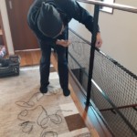 落下防止ネット設置工事