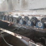 ボール洗浄機ブラシ交換工事