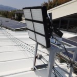 LED投光器設置工事