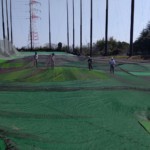 右サイドネット張替工事