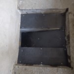 ボールピット内鉄板溶接工事