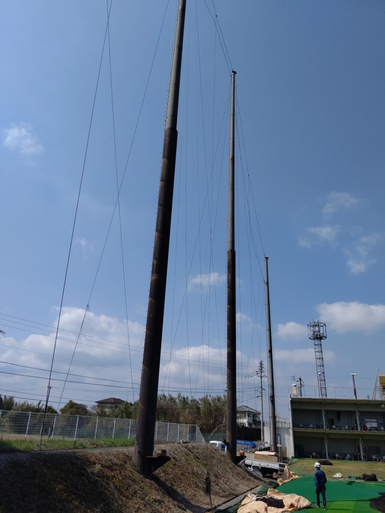 右サイドネット張替工事