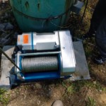 電動ウインチ交換工事