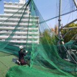 ネット一部張替工事