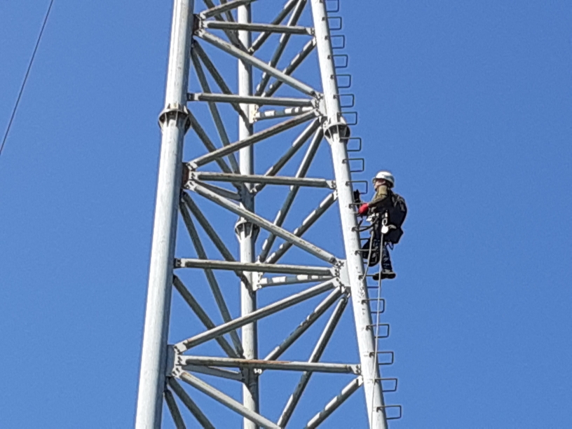 ワイヤー復旧工事