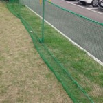 ポストジンク防球ネット設置工事