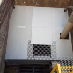 水溜槽鉄板交換工事