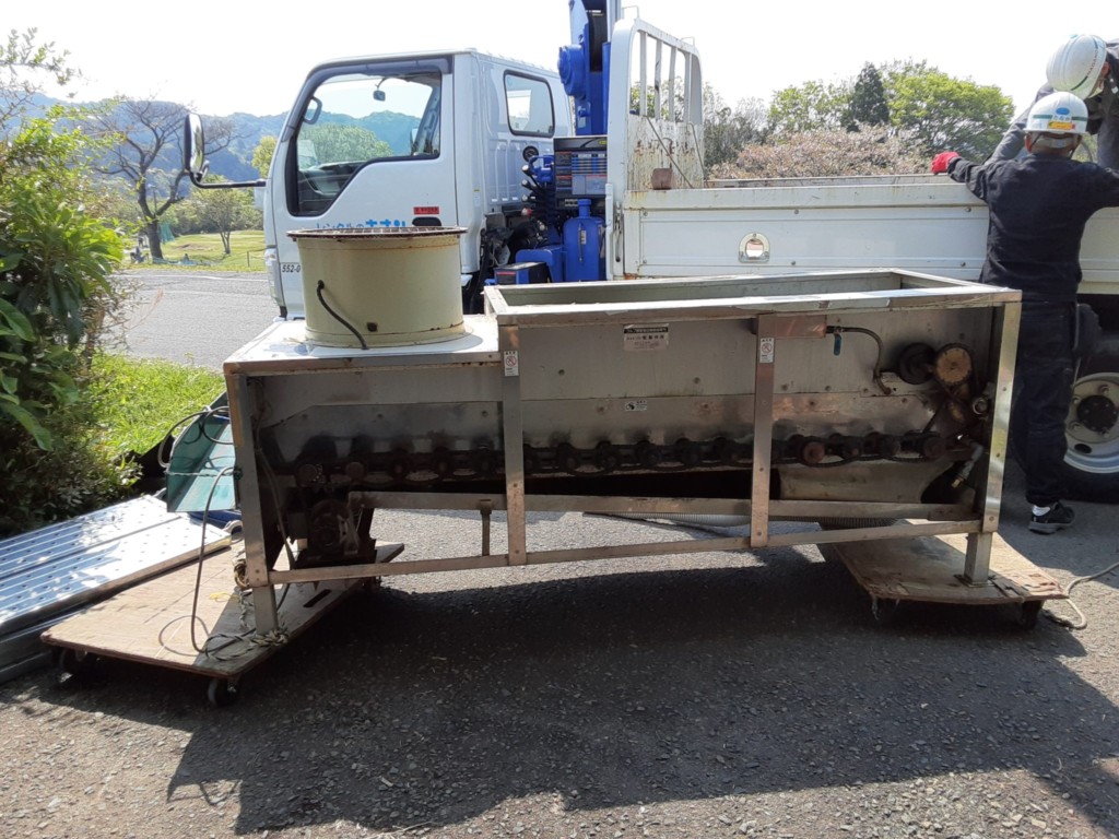 ボール洗浄機入替工事