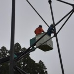 ラチス材交換工事