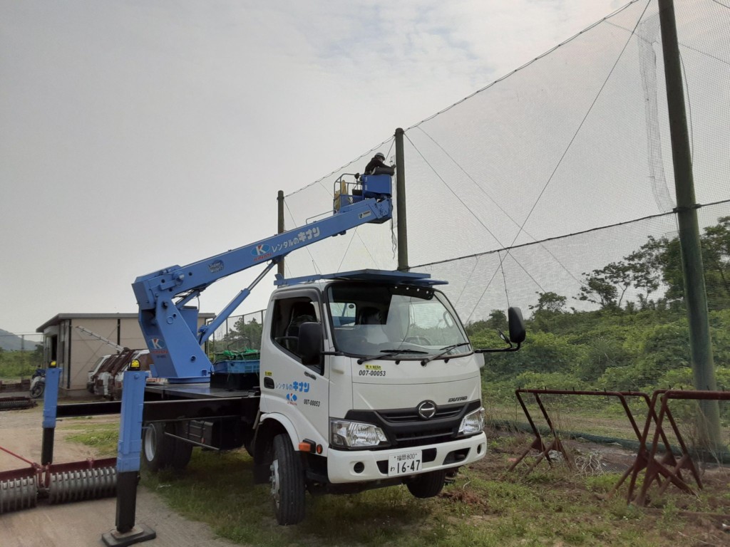 ネット補修工事