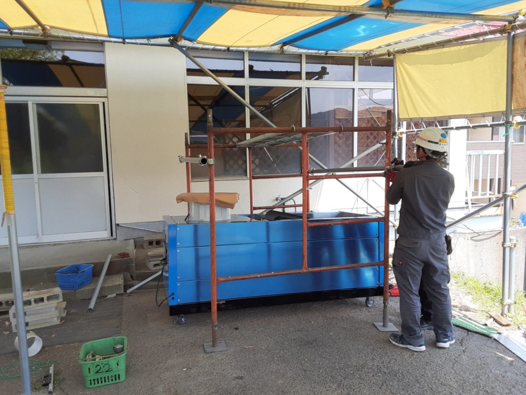ボール洗浄機入替工事