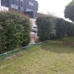 ポストジンク防球ネット設置工事