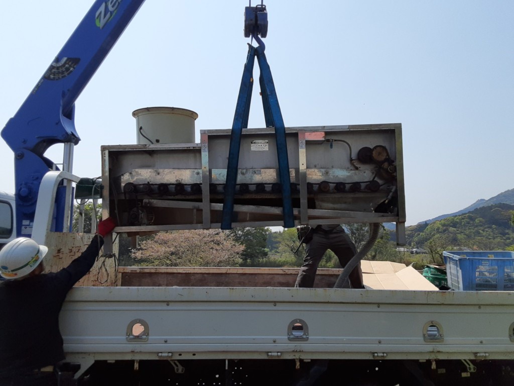 ボール洗浄機入替工事