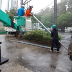 ラチス材交換工事