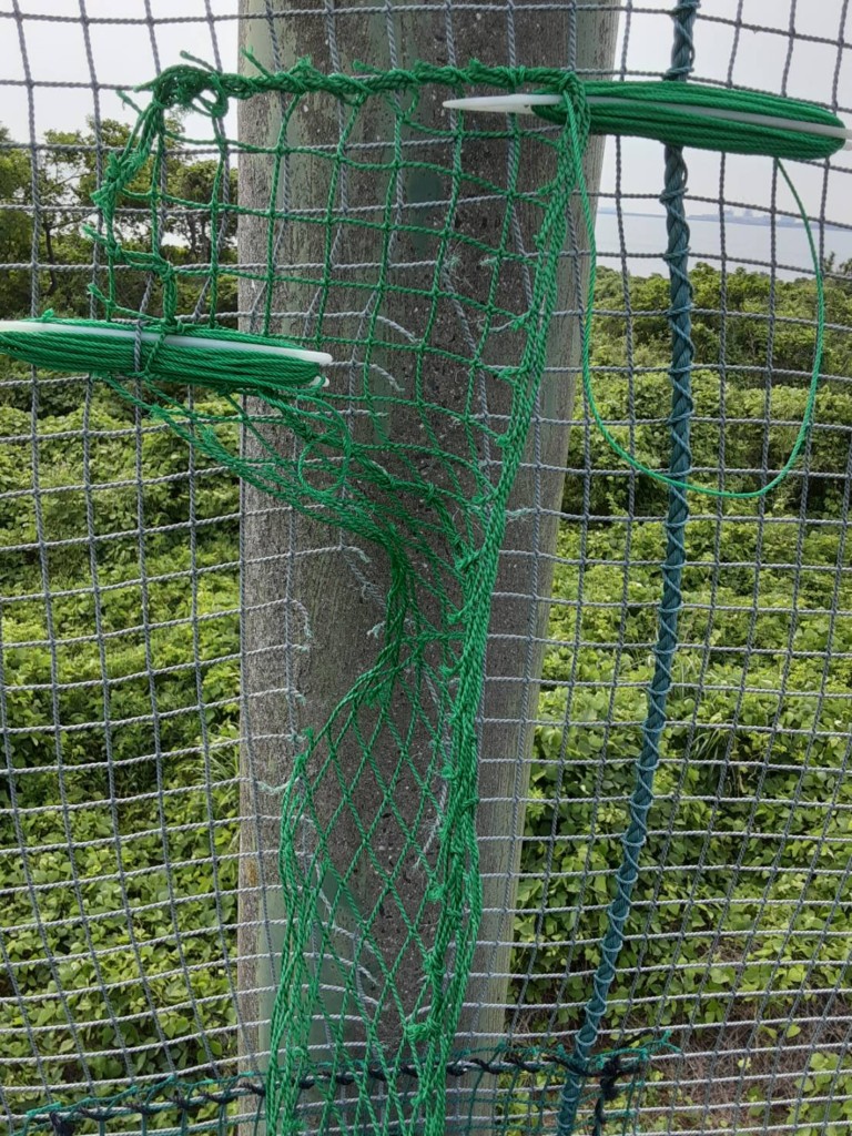 ネット補修工事