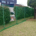 ポストジンク防球ネット設置工事