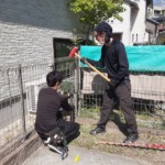 個人様宅防球ネット設置工事